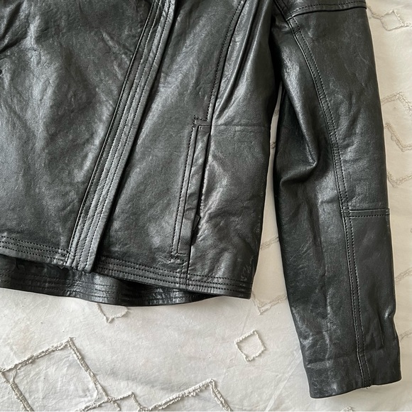 y2k danier leather insulated faux fur jacket - Picture 11 of 16